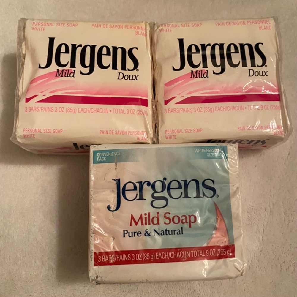 Jergens Mild Soap Bars Vintage (9 bars - 85 grams each)